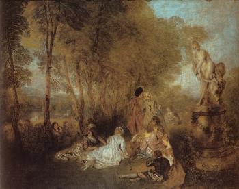Jean-Antoine Watteau : La Fete d'Amour